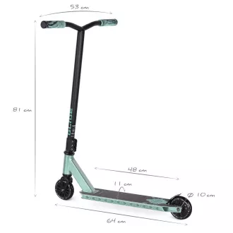 Hulajnoga freestyle MOVINO Stunt GLIDE, Teal Hulajnoga freestyle MOVINO Stunt GLIDE, Teal