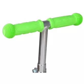 MINI SCOOTER trójkołowa hulajnoga ze świecącymi kołami, zielona