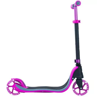 Hulajnoga Story Flow Light Kids ze świecącymi kółkami, różowa