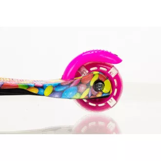 MINI SCOOTER trójkołowa hulajnoga ze świecącymi kołami, BONBON MINI SCOOTER trójkołowa hulajnoga ze świecącymi kołami, BONBON