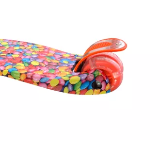 Hulajnoga trójkołowa MAXI SCOOTER ze świecącymi kółkami, BONBON, różowa Hulajnoga trójkołowa MAXI SCOOTER ze świecącymi kółkami, BONBON, różowa