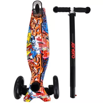 Dziecięca hulajnoga trójkołowa MAXI SCOOTER STREET-ART