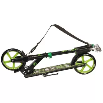 Hulajnoga PB SKULL 2023 ze stojakiem, 200 mm, czarno-zielona