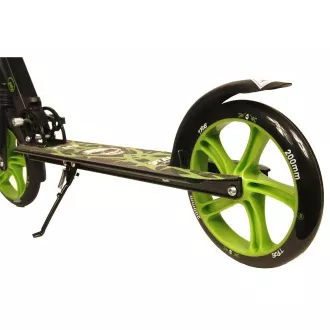 Hulajnoga PB SKULL 2023 ze stojakiem, 200 mm, czarno-zielona
