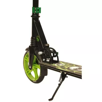 Hulajnoga PB SKULL 2023 ze stojakiem, 200 mm, czarno-zielona