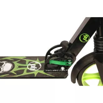 Hulajnoga PB SKULL 2023 ze stojakiem, 200 mm, czarno-zielona