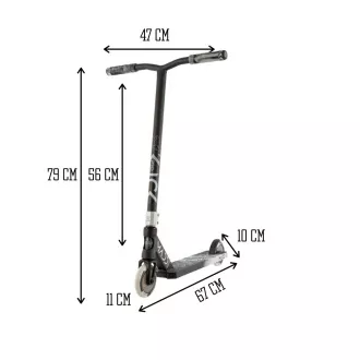 Hulajnoga MADD GEAR Freestyle Kick Pro BLACK-SILVER