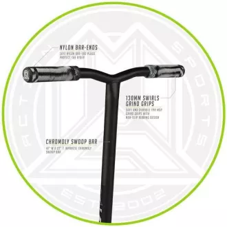 Hulajnoga MADD GEAR Freestyle Kick Pro BLACK-SILVER