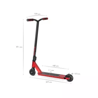 Freestyle skuter MOVINO GLIDE, CZERWONY Freestyle skuter MOVINO GLIDE, CZERWONY