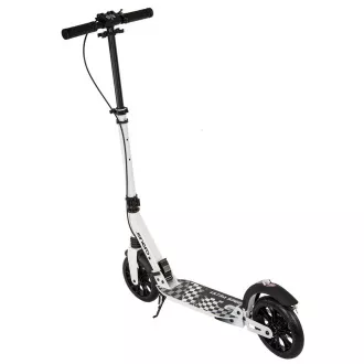 Hulajnoga składana ENERO ULTRA SPEED z hamulcem tarczowym, 200mm, biała