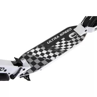 Hulajnoga składana ENERO ULTRA SPEED z hamulcem tarczowym, 200mm, biała