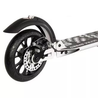 Hulajnoga składana ENERO ULTRA SPEED z hamulcem tarczowym, 200mm, biała
