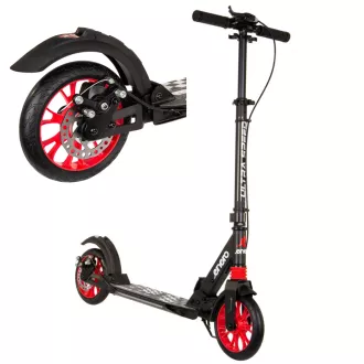 Hulajnoga składana ENERO ULTRA SPEED z hamulcem tarczowym, 200mm, czarna