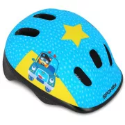 Dziecięcy kask rowerowy FUN POLICE, 52-56 cm