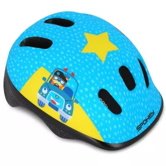 Dziecięcy kask rowerowy FUN POLICE, 52-56 cm
