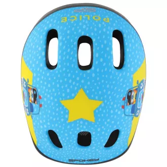 Dziecięcy kask rowerowy FUN POLICE, 52-56 cm