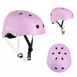 Kask Freestyle NEX fioletowo-biały, L (58-61 cm)