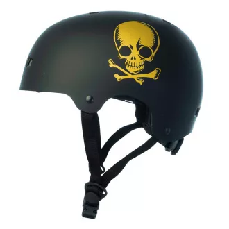 Kask Freestyle NKX Brain Saver, czarno-złoty, M (54-57 cm)