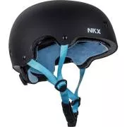 Kask Freestyle NKX Brain Saver, czarno-niebieski, L (58-61 cm)