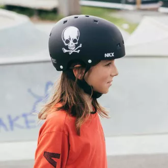 Kask Freestyle NKX Brain Saver, biały, M (54-57 cm)