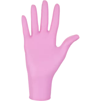NITRYLEX PINK - Rękawice nitrylowe (bezpudrowe) różowe, 100 szt, S
