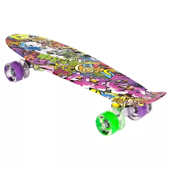 Pennyboard ENERO 56cm z kółkami LED, VINTAGE