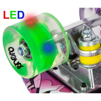 Pennyboard ENERO 56cm z kółkami LED, VINTAGE