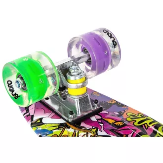 Pennyboard ENERO 56cm z kółkami LED, VINTAGE