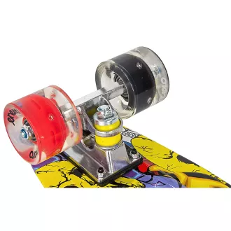 Pennyboard ENERO STREET-ART, 56 cm z kółkami LED