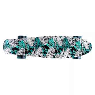 Pennyboard MOVINO Chameleon (DoublePrint) z kółkami LED, 56cm