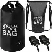 Wodoodporny suchy worek 30 l, czarny