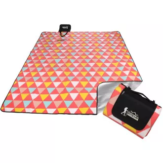 Koc piknikowy 250x200 cm z pokrowcem ALU TRIANGLES
