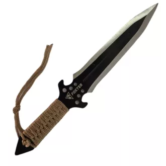 Zestaw noży do rzucania z pochewką, 25 cm 3 szt.