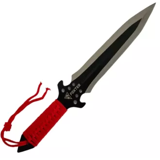 Zestaw noży do rzucania z pochewką, 25 cm 3 szt.