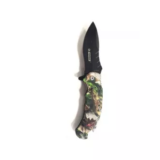 Składany nóż turystyczny Kandar, wielokolorowy, 23 cm