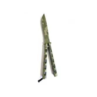 Składany nóż motylkowy Kandar, CAMO 23 cm Składany nóż motylkowy Kandar, CAMO 23 cm