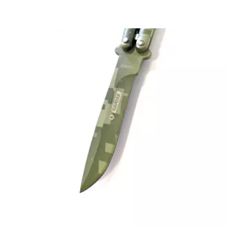 Składany nóż motylkowy Kandar, CAMO 23 cm Składany nóż motylkowy Kandar, CAMO 23 cm