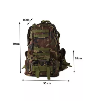 Plecak Lynx camouflage, kamuflaż wojskowy - 48,5 l, kamuflaż pustynny