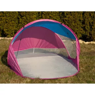 Plażowy namiot samorozkładający się PARAWAN, różowo-niebieski