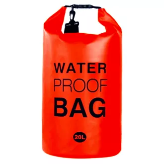 Wodoodporny suchy worek 20 L, czerwony