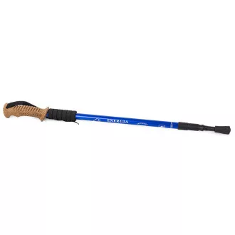 Kije trekkingowe Nordic Walking z ergonomiczną korkową rączką, 135 cm, 2 szt., czarne