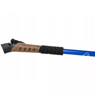 Kijki trekkingowe Nordic Walking z korkową rączką, 135 cm, 2 szt., czerwone