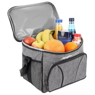Torba termiczna ENERO CAMP 29x28x22 cm, 18 l, szara