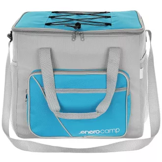 Torba termiczna ENERO CAMP 36x25x33 cm, 30 l, szaro-niebieska