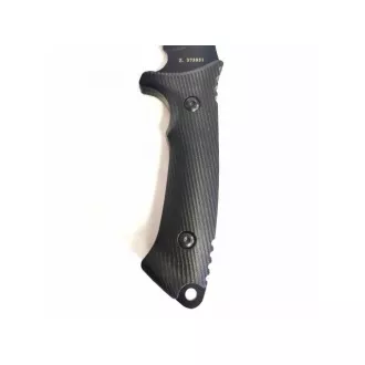 Nóż turystyczny Kandar, czarny, 29 cm