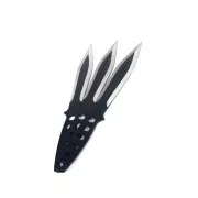 Zestaw noży do rzucania VENGEANCE, z pochewką, 23 cm, 3 szt.