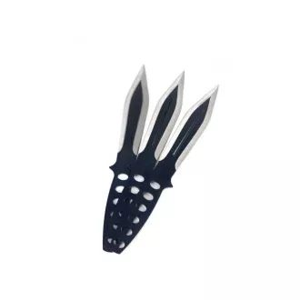 Zestaw noży do rzucania VENGEANCE, z pochewką, 23 cm, 3 szt.