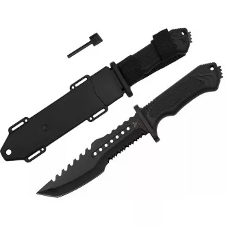 Wojskowy nóż survivalowy z krzesiwem, 31 cm