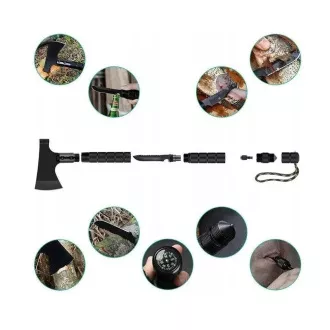 Składana siekiera survivalowa FOXTER, 41 cm Składana siekiera survivalowa FOXTER, 41 cm