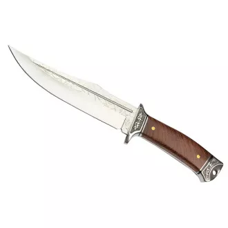 Zdobiony nóż turystyczny BSH, 31 cm